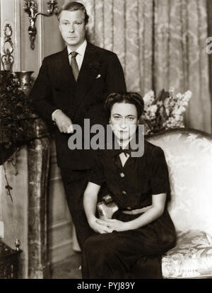 Vincenzo Laviosa, der Herzog und die Herzogin von Windsor, Wallis Simpson, König Edward VIII., ca. 1934 Foto, Gelatine Silber, getönt, die J. Paul Getty Museum, Los Angeles, USA. Stockfoto