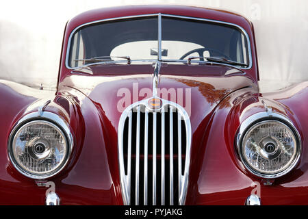 Jaguar XK140 FHC-Sportwagen Stockfoto