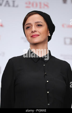 Oktober 26, 2018. 26 Okt, 2018. Taraneh Alidoosti, 26. Oktober 2018 - Die 31. Tokyo International Film Festival, Jury Pressekonferenz in Tokio, Japan am 26. Oktober 2018. Credit: 2018 TIFF/LBA/Alamy leben Nachrichten Stockfoto