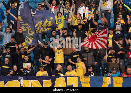 Anhänger (Frosinone) während Erie der Italienischen eine "Übereinstimmung zwischen Spal 0-3 Frosinone an Paolo Mazza Stadion am Oktober 28, 2018 in Ferrara, Italien. Credit: Maurizio Borsari/LBA/Alamy leben Nachrichten Stockfoto