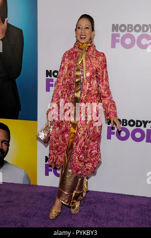 NEW YORK, NY - 28. Oktober: Pat Cleveland besucht "Nobody's Fool" New York Premiere bei AMC Lincoln Square Theater am Oktober 28, 2018 in New York City. Credit: Ron Adar/Alamy leben Nachrichten Stockfoto