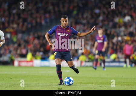 Barcelona, Spanien. 24 Okt, 2018. Rafinha (Barcelona) Fußball: UEFA Champions League Spieltag 3 Gruppe B Spiel zwischen FC Barcelona 2-0 FC Internazionale Milano das Stadion Camp Nou in Barcelona, Spanien. Credit: mutsu Kawamori/LBA/Alamy leben Nachrichten Stockfoto