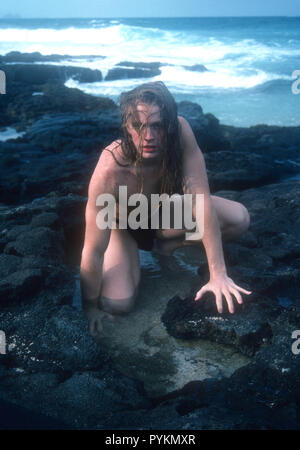 HONOLULU, HI - 23. NOVEMBER: (exklusiv) Modell/Schauspieler David Roman stellt bei einem Fotoshooting am 23. November 1992 in Honolulu, Oahu, Hawaii. Foto von Barry King/Alamy Stock Foto Stockfoto