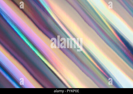 Mehrfarbiger Hintergrund imitieren Hologramm. Stockfoto