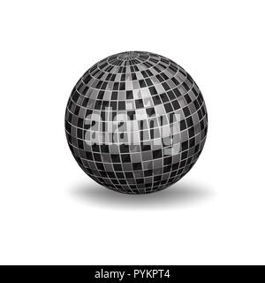 Weiße 3D Kugel Stock Vektor