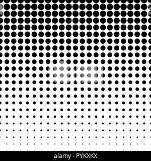 Vector schwarz monochrome minimal Moderne dynamische abstrakte Halftone lineare geraden Steigung Textur auf weißem Hintergrund Stock Vektor