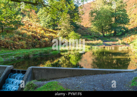 Idyllisch in der Long Mynd Shropshire UK. Oktober 2018 Stockfoto