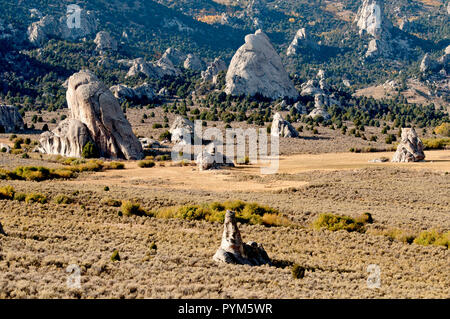 Kreis Creek Basin in City of Rocks National Reserve, Idaho Stockfoto