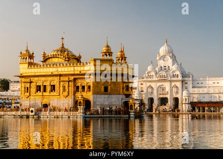 Der Goldene Tempel, der wichtigsten und heiligsten Ort für Sikh's Stockfoto