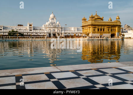 Der Goldene Tempel, der wichtigsten und heiligsten Ort für Sikh's Stockfoto