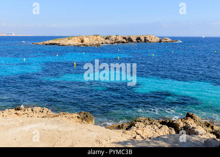 Mallorca, Spanien, sauberes Meerwasser Illettes, Seascape Stockfoto