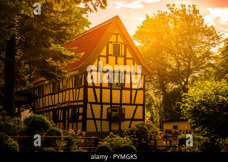 Traditionelle deutsche Haus in Königswinter, in der Nähe von Bonn, Deutschland. Stockfoto