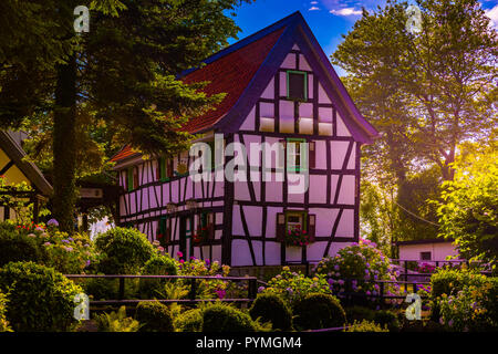 Traditionelle deutsche Haus in Königswinter, in der Nähe von Bonn, Deutschland. Stockfoto