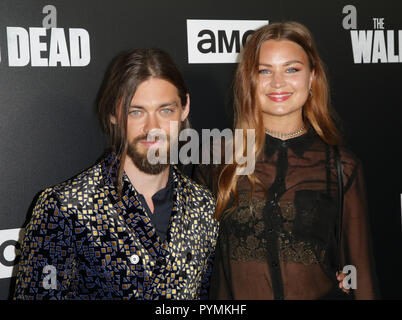 Prominente nehmen an der AMC "The Walking Dead" Saison 9 Special Screenings bei der DGA-Theater. Mit: Tom Payne, Jennifer Akerman Wo: Los Angeles, Kalifornien, Vereinigte Staaten, wenn: 27 Sep 2018 Credit: Brian/WENN.com Stockfoto