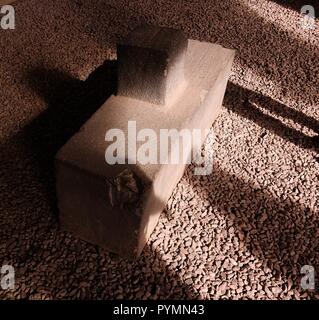 Details von Mauerwerk der Coricancha, berühmten Tempel in der Inca Empire bei Cuzco, Peru Stockfoto
