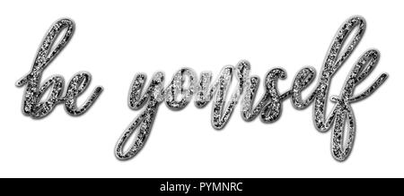 Sie werden Beschriftung Beschriftung text Stock Vektor