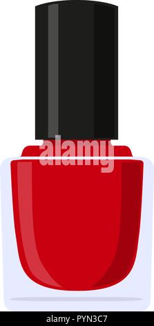 Bunte cartoon Nagellack Stock Vektor