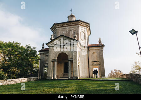 Okt 2018 Varese ITALIEN - letzte Kapelle in den heiligen Weg Heiligtum der Sacro Monte di Varese ITALIEN Stockfoto