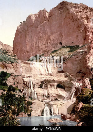 Die Kaskaden, Constantine, Algerien Ca. 1899 Stockfoto