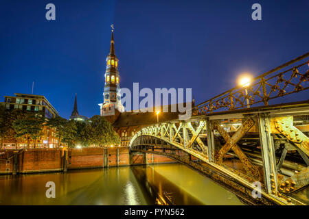 Die St. Katharinenkirche in der Altstadt von Hamburg, Deutschland, Europa, St. Katharinenkirche Sterben in der Altstadt von Hamburg, Deutschland, Europa Stockfoto