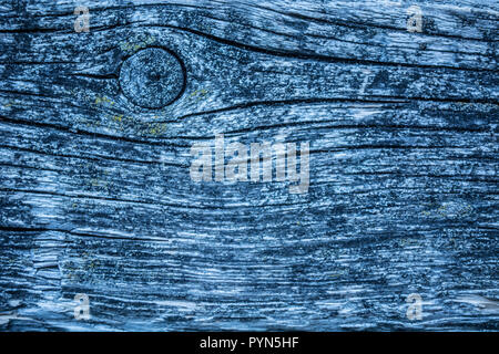 Blau realistische alte Holz Texturen Stockfoto