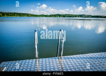 Die großen Pönitzer See in Schleswig - Holstein, Deutschland, Europa, der Große Pönitzer See in Schleswig-Holstein, Deutschland, Europa Stockfoto