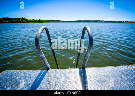 Die großen Pönitzer See in Schleswig - Holstein, Deutschland, Europa, der Große Pönitzer See in Schleswig-Holstein, Deutschland, Europa Stockfoto