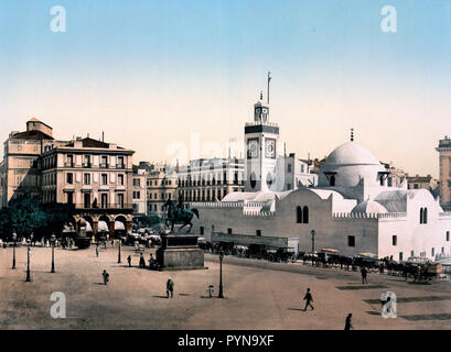 Regierung, Algier, Algerien. 1899 Stockfoto