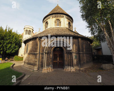 Anglikanische Kirche des Heiligen Grabes aka die runde Kirche in Cambridge, Großbritannien Stockfoto