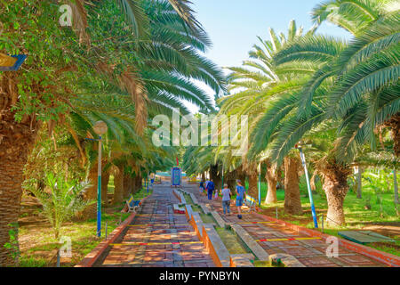 Bird Valley Park, Vallée des Oiseaux, im Zentrum von Agadir, Souss-Massa Provinz, Marokko, North West Afrika. Stockfoto