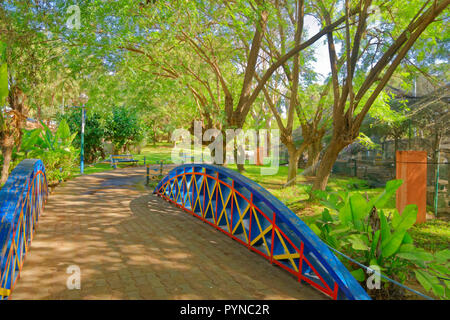 Bird Valley Park, Vallée des Oiseaux, im Zentrum von Agadir, Souss-Massa Provinz, Marokko, North West Afrika. Stockfoto