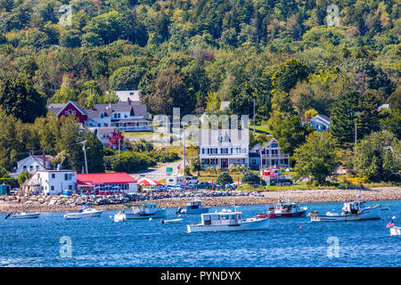 New England Küstenstadt Lincolnville Maine in den Vereinigten Staaten Stockfoto