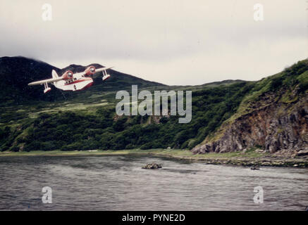 7/17/1973 - Charta Gans von Kodiak Aniakchak Bay Stockfoto