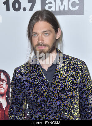 Premiere von AMC's 'The Walking Dead' Saison 9 - Ankunft Mit: Tom Payne Wo: Los Angeles, Kalifornien, Vereinigte Staaten, wenn: 27 Sep 2018 Credit: FayesVision/WENN.com Stockfoto