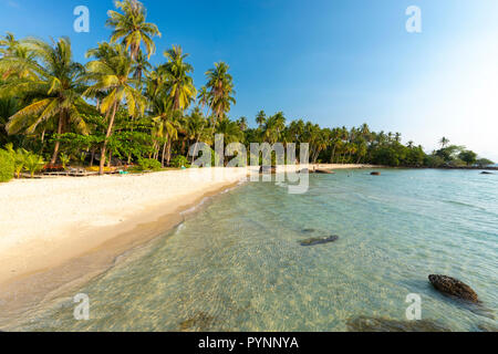 Einsame Ao Noi Beach auf Koh Kood Island, Thailand Stockfoto