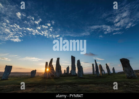 Callanish Steinkreis, Isle of Lewis, äußeren Hebriden, Schottland Stockfoto