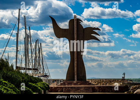 Hafen Marina Port Camargue Provence Frankreich Stockfoto