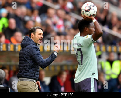 Mainz, Deutschland. 27 Okt, 2018. Fussball: Bundesliga, FSV Mainz 05 vs FC Bayern München, 9. Spieltag. Bayern München Trainer Niko Kovac. Credit: Torsten Silz/dpa/Alamy leben Nachrichten Stockfoto