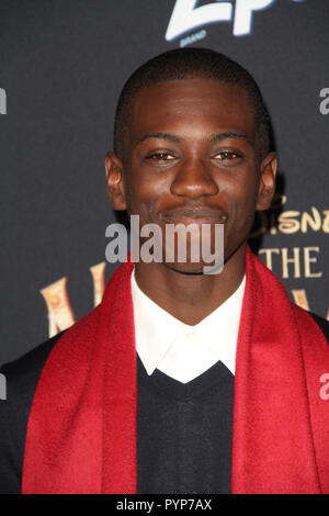 Jayden Fowora-Knight 10/29/2018 die Uraufführung von "Der Nussknacker und der vier Bereiche' Ankunft gehalten am Ray Dolby Ballsaal in Los Angeles, CA Foto von Izumi Hasegawa/HollywoodNewsWire.co Stockfoto