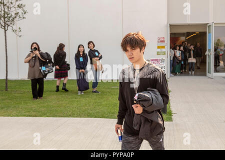 Bergamo Italien Mailand, Italien. 13 Sep, 2018. Shoma Uno (JPN) Eiskunstlauf: Lombardia Trophy 2018, Männer Praxis im Eislabor Arena in Bergamo Italien Mailand, Italien. Credit: Enrico Calderoni/LBA SPORT/Alamy leben Nachrichten Stockfoto