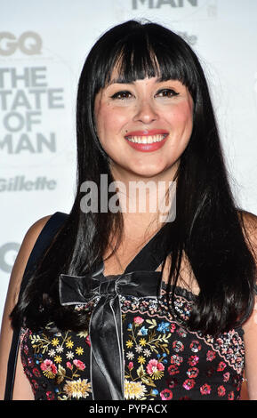 Tina Daheley Arrivers bei GQ 30-Jähriges Jubiläum Feier in Sushisamba, Markt, Convent Garden am 29. Oktober 2018. Stockfoto