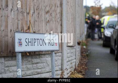 Sutton Coldfield, West Midlands, UK. 30 Okt, 2018. SF Lamplugh RH die Polizei, den Mord an der Immobilienmakler Suzy Lamplugh sind auf der Suche nach einem Hotel in Sutton Coldfield. Credit: Richard Harris/Alamy leben Nachrichten Stockfoto