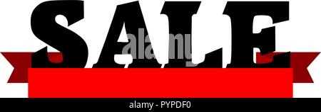 Abstrakte verkauf Wort scribble Text auf weißem Hintergrund Stock Vektor
