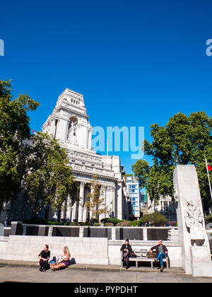 Tower Hill Memorial, Commonwealth Kriegsgräber Kommission, Trinity Square, London, England, UK, GB. Stockfoto