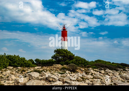 Leuchtturm am Cap Couronne in der Nähe von Martigues in Frankreich (Provence) Stockfoto