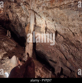 Schönen unterirdischen Innenraum der demänovska Höhle der Freiheit in den Bergen der Slowakei, Europa Stockfoto