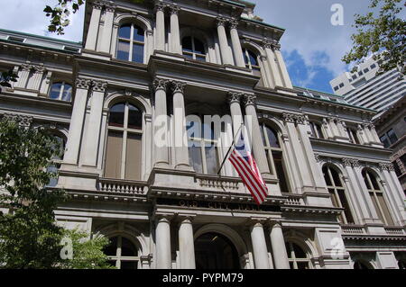 Alte Stadt Boston Gebäude Stockfoto