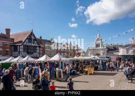 Saffron Walden, Saffron Walden, historische Marktstadt in Uttlesford, Essex, Großbritannien Stockfoto