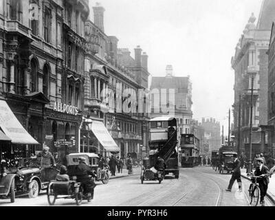 Colmore Row, Birmingham Anfang der 1900er Jahre Stockfoto