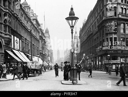 Corporation Street, Birmingham Anfang der 1900er Jahre Stockfoto